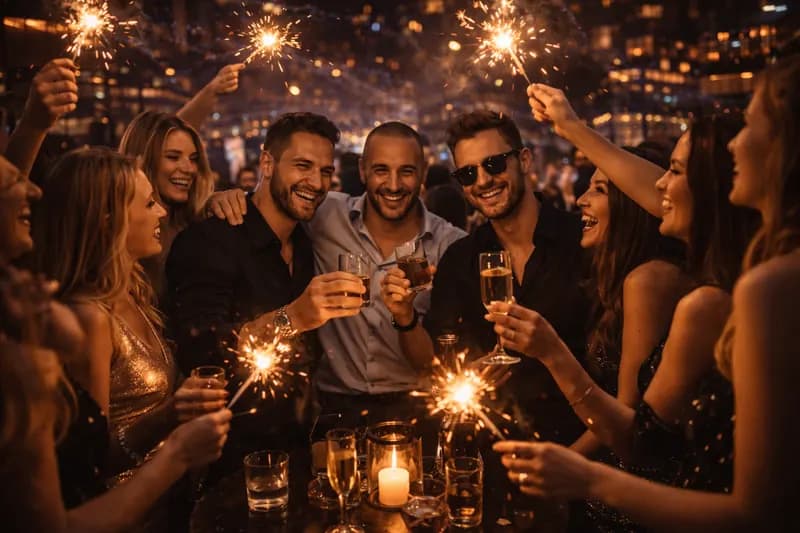 City nightlife scene