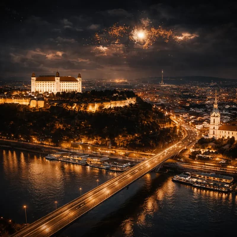 City nightlife scene