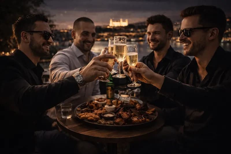 City nightlife scene