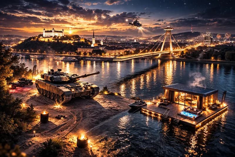 City nightlife scene